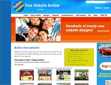 Tablet Screenshot of free-web-site-builder.com